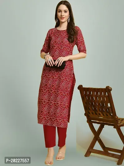 New Stylish Crepe Printed Kurti For Women