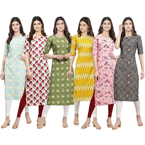 Stylish Crepe Stitched Kurta For Women Pack of