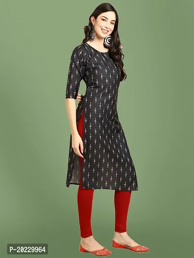 Stylish Crepe Printed Kurti For Women-thumb3