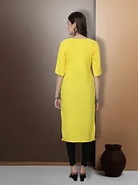 Stylish Fancy Designer American Crepe Kurta For Women-thumb2