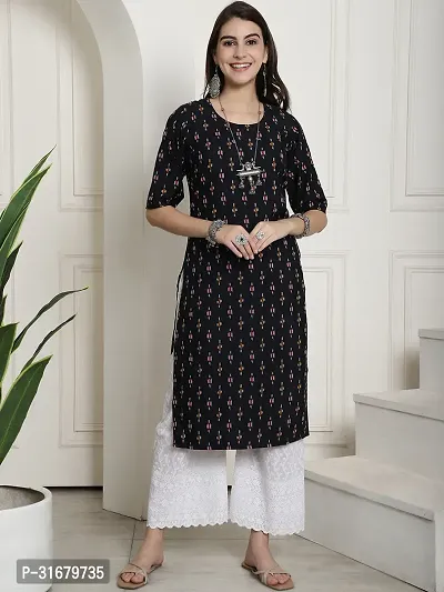 Fancy Crepe Printed Kurtas For Women Pack Of 6-thumb5