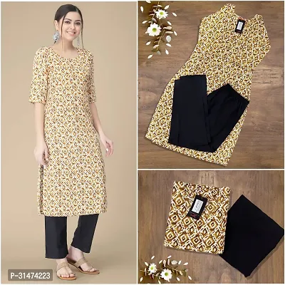 Fancy Crepe Kurta Bottom Set For Women