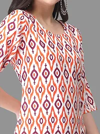 Stylish Multicoloured Crepe Printed Kurta Bottom Set For Women-thumb3