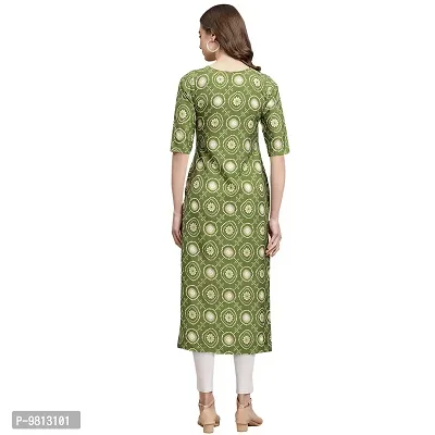 Women Crepe Digital Printed Straight Kurti  Pack of 6-thumb3