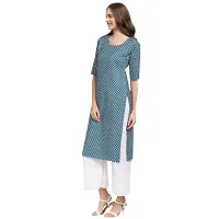 Women Crepe Digital Printed Straight Kurti  Pack of 3-thumb1