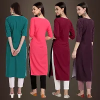 Fancy Crepe Kurtis for Women Pack Of 4-thumb1