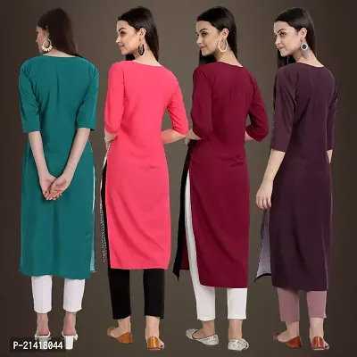 Fancy Crepe Kurtis for Women Pack Of 4-thumb2