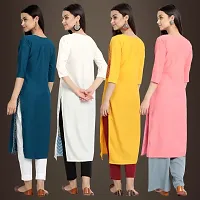 Fancy Crepe Kurtis for Women Pack Of 4-thumb1