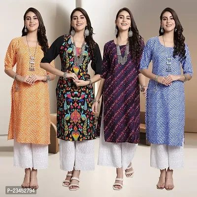 Fancy Crepe Kurtis for Women Pack Of 4