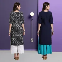 Fancy Crepe Kurtas For Women Pack Of 2-thumb1