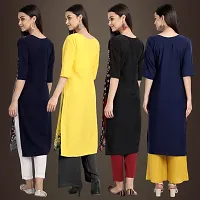 Fancy Crepe Kurtis for Women Pack Of 4-thumb1