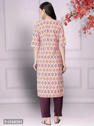 Stylish Crepe Stitched Kurta For Women-thumb3