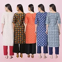 Women Stylish Crepe Printed Straight Kurta-thumb1