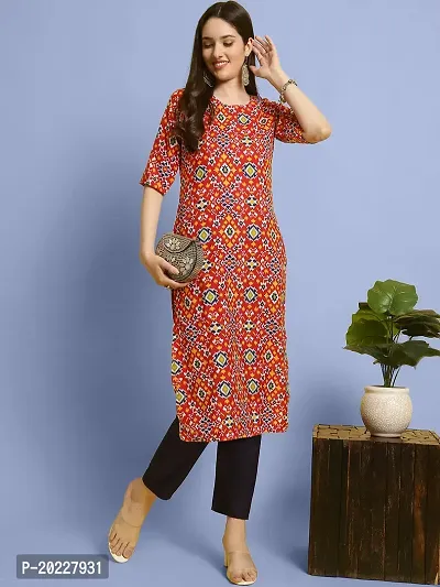 Amazing Crepe Printed Kurta Set For Women-thumb3