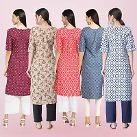 Women Stylish Crepe Printed Straight Kurta-thumb1