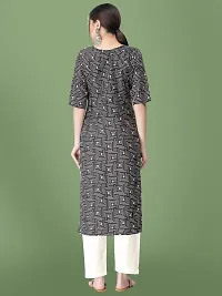 Stylish Crepe Printed Kurti For Women-thumb2