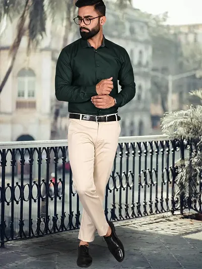 Comfortable Cotton Long Sleeve Formal Shirt 