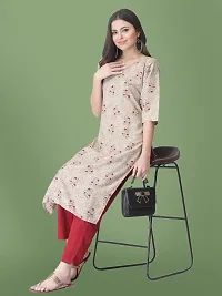 Stylish Crepe Printed Kurti For Women-thumb3