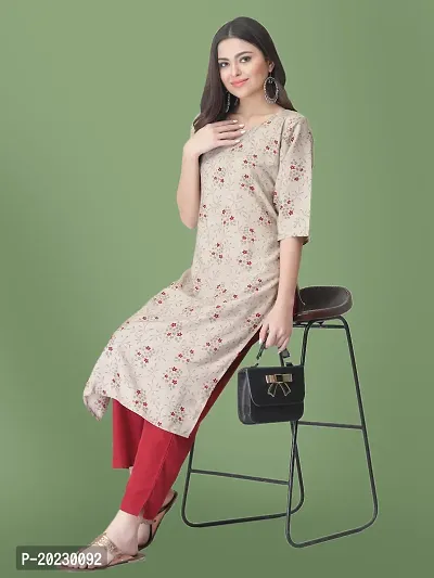 Stylish Crepe Printed Kurti For Women-thumb4