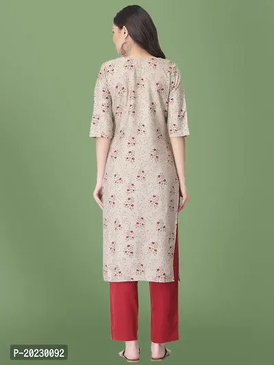 Stylish Crepe Printed Kurti For Women-thumb3