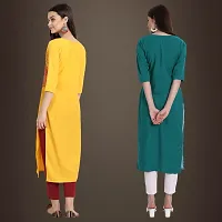 Fancy Crepe Kurtis for Women Pack Of 2-thumb1