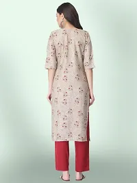 Women Stylish Crepe Printed Straight Kurta-thumb1