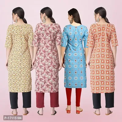 Women Stylish Crepe Printed Straight Kurta-thumb2