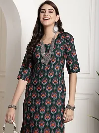 Stylish Multicoloured Crepe Printed Kurta For Women Combo Of 2-thumb2