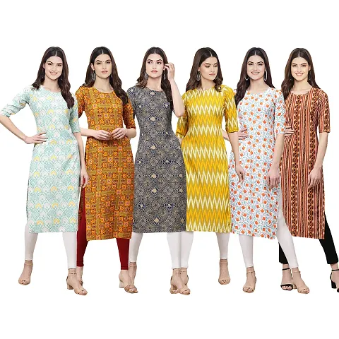 Stylish Crepe Stitched Kurta For Women Pack of