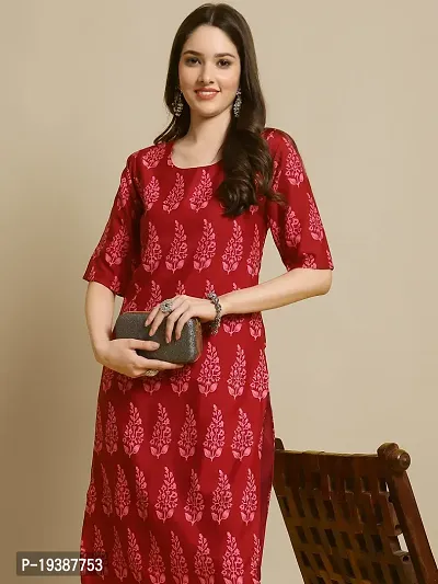 Stylish Fancy Designer American Crepe Kurta With Bottom Wear Set For Women-thumb0