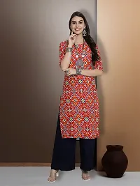 Stylish Fancy Designer Crepe Kurta For Women-thumb1