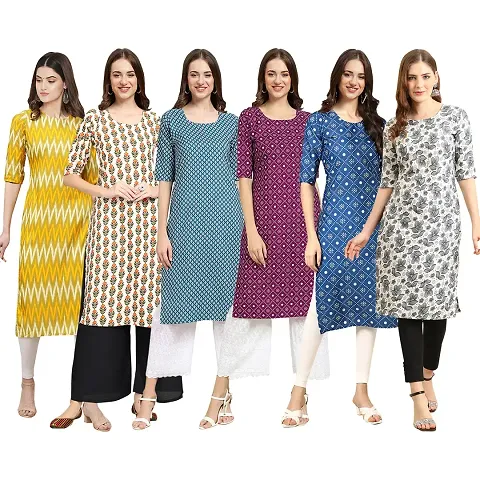 Stylish Crepe Stitched Kurta For Women Pack of