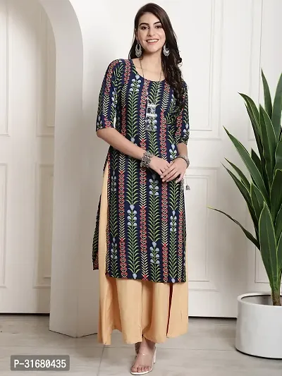 Fancy Crepe Printed Kurtas For Women Pack Of 6-thumb4