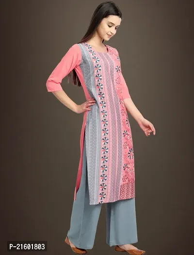 Stylish Multicoloured Printed Crepe Kurta For Women Combo Of 2-thumb3