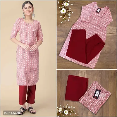 Fancy Crepe Kurta Bottom Set For Women