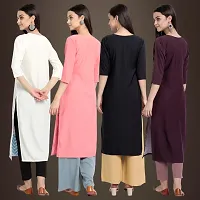 Fancy Crepe Kurtis for Women Pack Of 4-thumb1