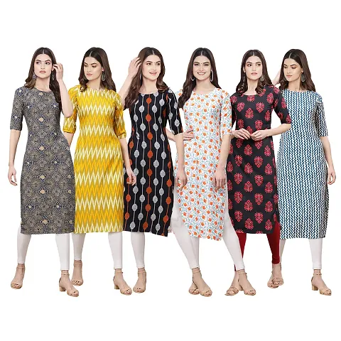 Stylish Crepe Stitched Kurta For Women Pack of