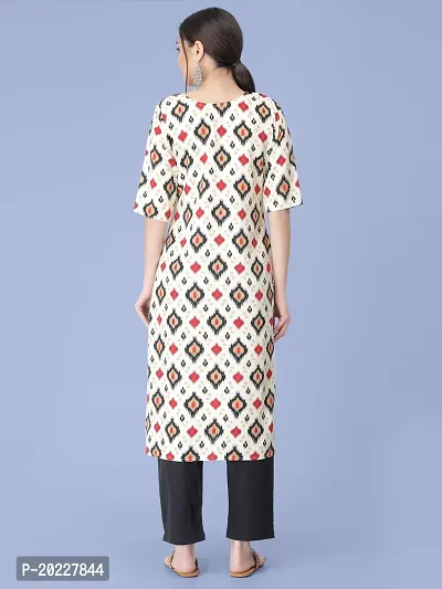 Amazing Crepe Printed Kurta Set For Women-thumb3