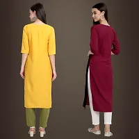 Fancy Crepe Kurtis for Women Pack Of 2-thumb1