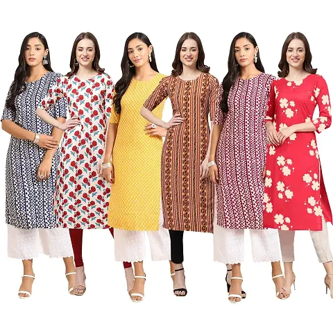 Stylish Crepe Stitched Kurta For Women Pack of