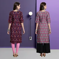 Fancy Crepe Kurtas For Women Pack Of 2-thumb1