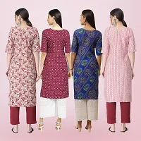 Women Stylish Crepe Printed Straight Kurta-thumb1