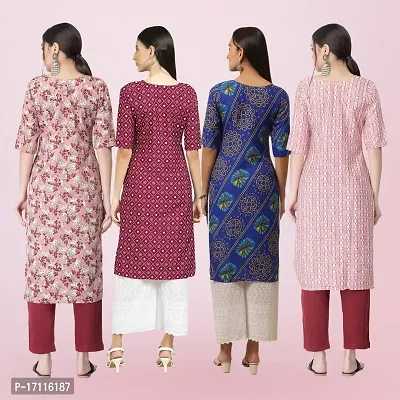 Women Stylish Crepe Printed Straight Kurta-thumb2