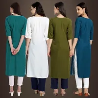 Fancy Crepe Kurtis for Women Pack Of 4-thumb1