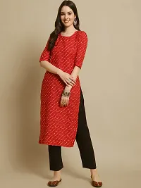 Stylish Fancy Designer American Crepe Kurta With Bottom Wear Set For Women-thumb1