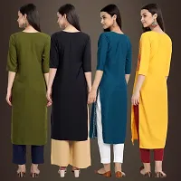 Fancy Crepe Kurtis for Women Pack Of 4-thumb1