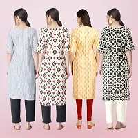 Women Stylish Crepe Printed Straight Kurta-thumb1