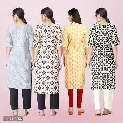 Women Stylish Crepe Printed Straight Kurta-thumb2