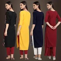 Fancy Crepe Kurtis for Women Pack Of 4-thumb1