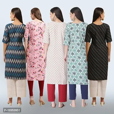 Women Stylish Crepe Printed Staright Kurta-thumb2